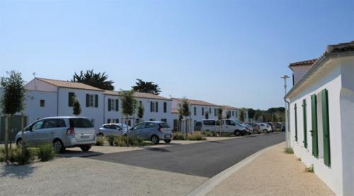 façade du programme de maison en location accession à l'ile de ré