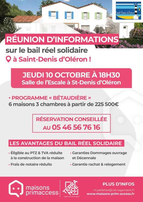 Réunion d'information du 10 octobre