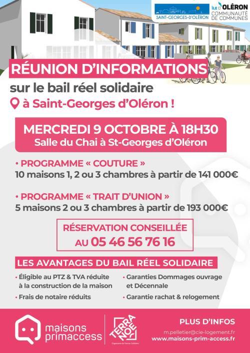 Réunion d'informations du 9 octobre