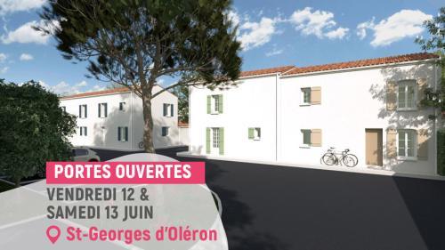 Portes ouvertes programme accession sociale maisons neuves Saint Geroges d'Oléron