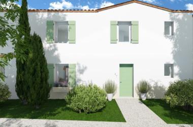 Facade avant maison familiale t4