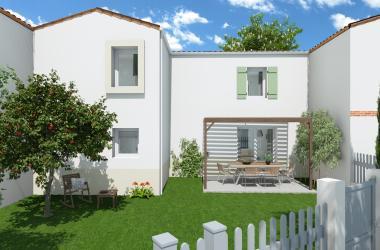 Maison de type royannaise en location accession avec jardin privatif