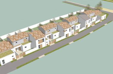 perspective des logements en brs à l'houmeau