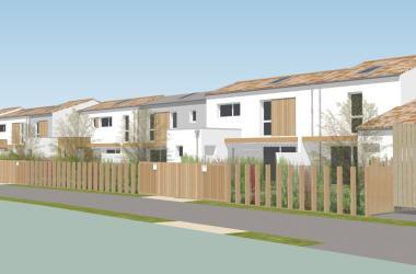 Ecoquartier maisons PSLA à l'Houmeau