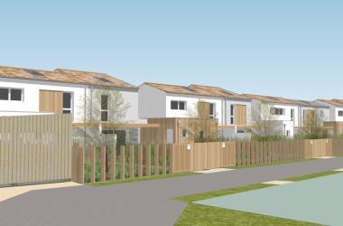 19 logements en construction à L'houmeau dans un écoquartier
