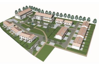 vue d'ensemble du programme de maisons neuves à vendre à challans