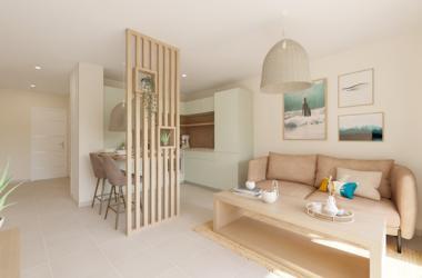 Programme BRS Coeur Foch à La Roche-sur-Yon : piece de vie