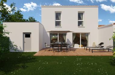 Maison individuelle neuve avec jardin au Domaine du Ruisseau de L’Aumarière aux Herbiers, logement en accession sociale