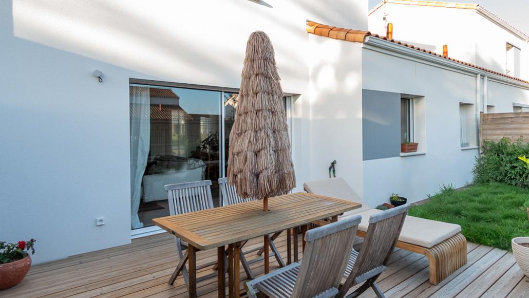 Jardin maison aux Sables d'Olonne