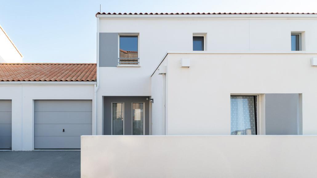 Façade maison aux Sables d'Olonne