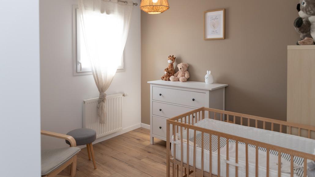 Chambre enfant de la maison en location-accession PSLA aux Sables d’Olonne (Vendée)