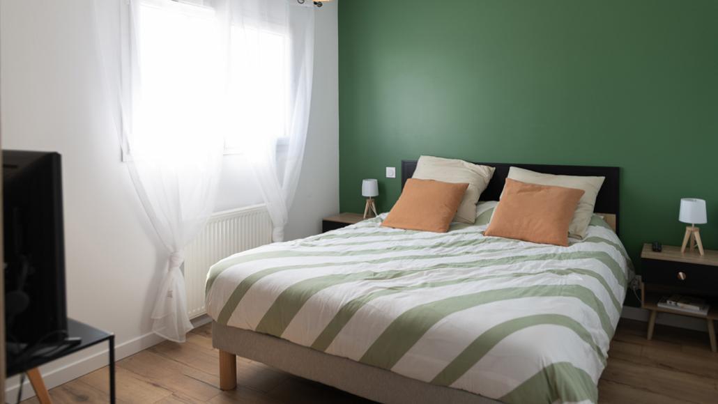 Chambre principale de la maison en location-accession PSLA aux Sables d’Olonne (Vendée)