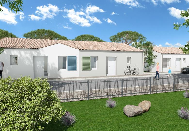 programme de 9 maisons en location accession à La Tremblade en Charente Maritime