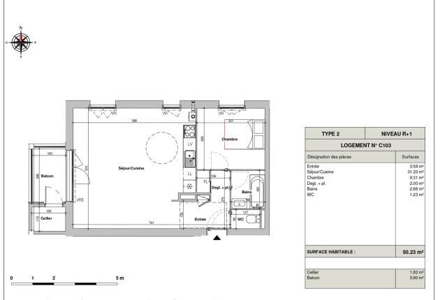 Plan des logements