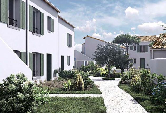 Perspective du programme La Claircière à Saint-Pierre d'Oléron