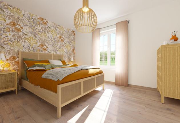 Programme BRS Coeur Foch à La Roche-sur-Yon : chambre contemporaine