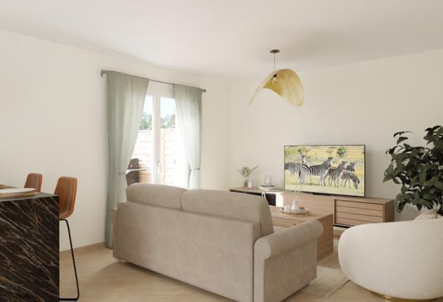 Maison St Pierre d'Oléron à vendre sous BRS 3 chambres piece de vie de 24m²