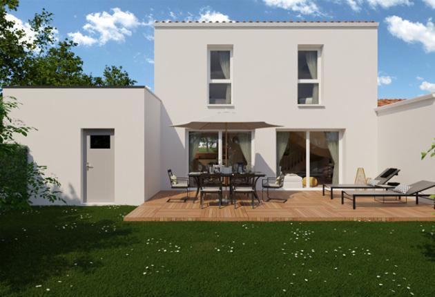 Maison individuelle neuve avec jardin au Domaine du Ruisseau de L’Aumarière aux Herbiers, logement en accession sociale