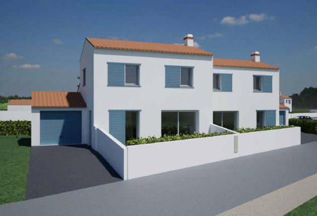 Noirmoutier - La Guérinière Programme de 4 maisons neuves en Bail Réel Solidaire