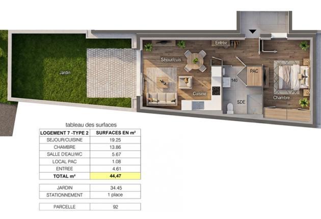 lot 7 couture oléron BRS maison neuve plan
