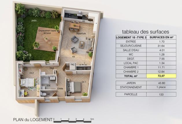 LOT 10 Couture BRS Oléron - plan