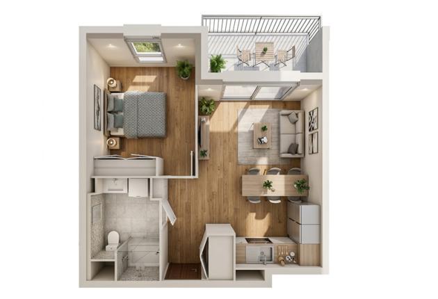 plan Programme Appartements neufs en bail réel solidaire à Saint Gilles Croix de Vie Vendée