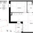 plan appartement 403 port martin aytré la rochelle