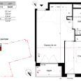 plan appartement b408 aytré BRS 17