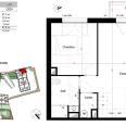 plan appartement BRS c001 rez de chaussée aytré port martin