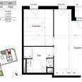 Plan Appartement c002 BRS Aytré Port Martin