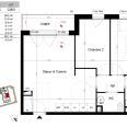 Plan T3 c003 appartement BRS Aytré