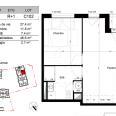 plan appartement BRS a vendre la rochelle