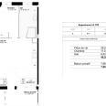 Plan appartement A 102 Programme BRS Accession sociale Azuré à La Rochelle