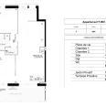 Plan appartement F 002 Programme BRS Accession sociale Azuré à La Rochelle